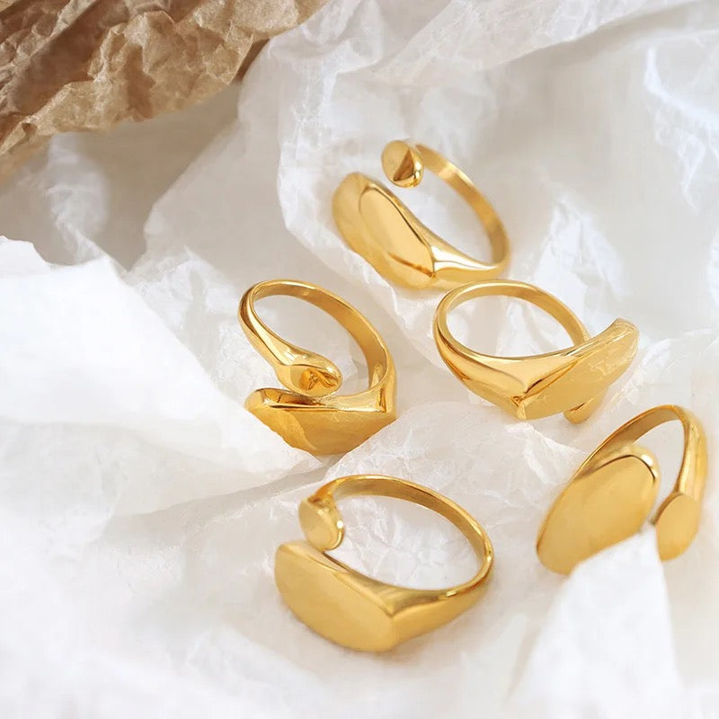 50126 Gold plated ring