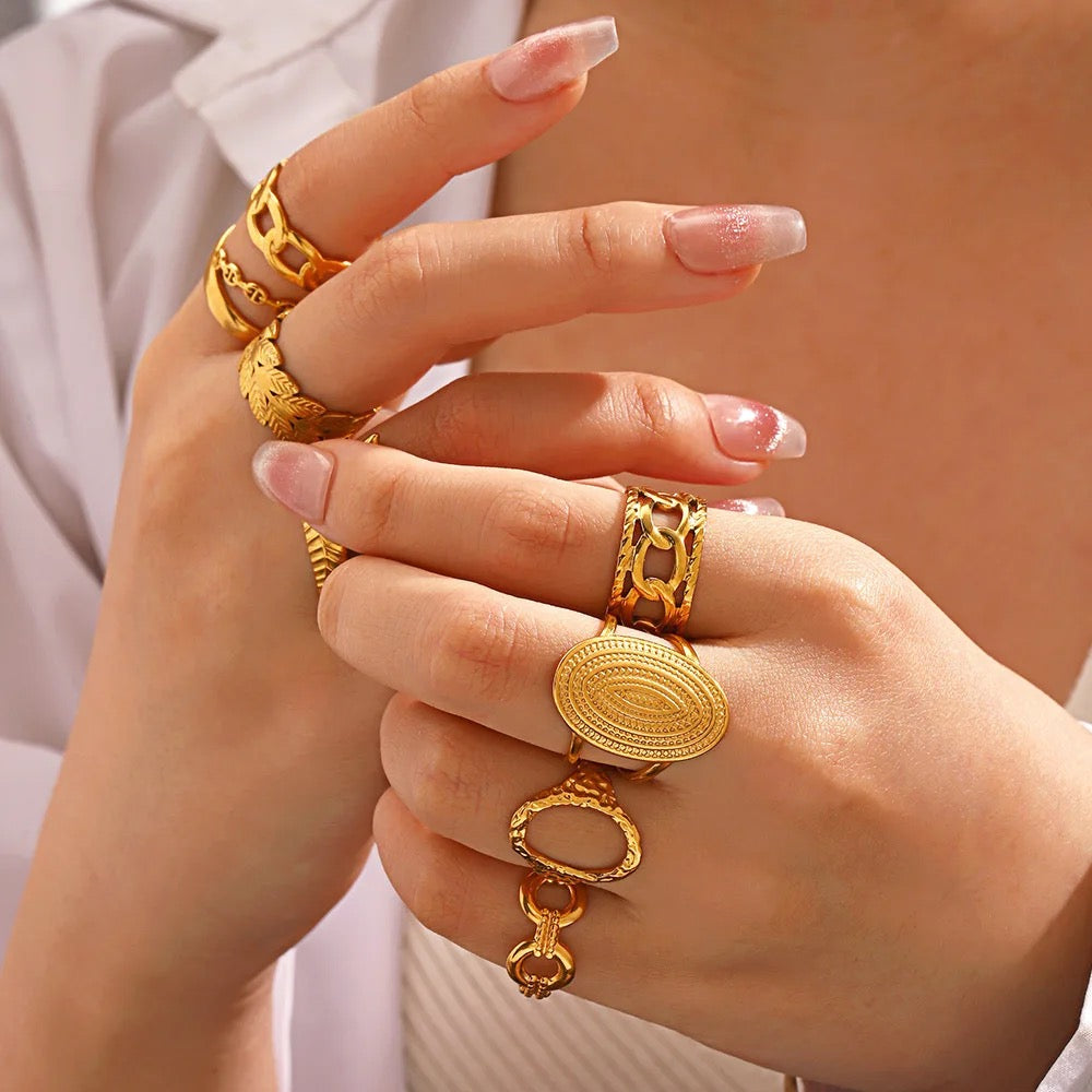 50195 Gold Plated Ring