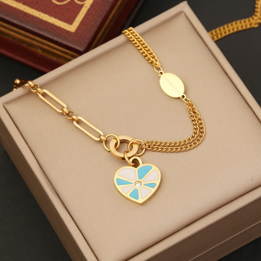 10319 gold plated necklace