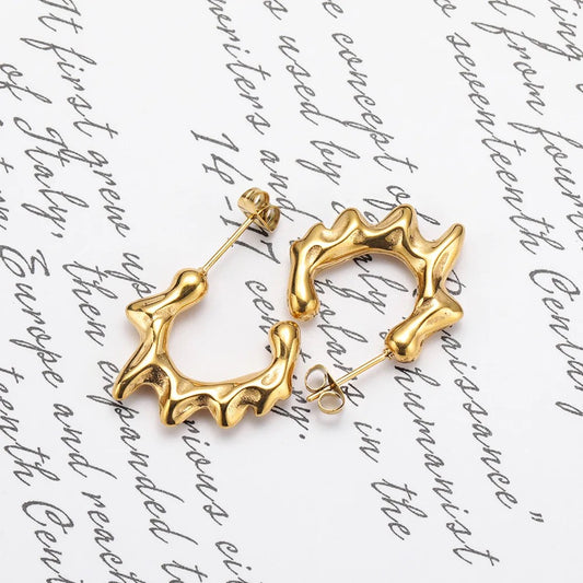 40212 Gold Plated Earrings