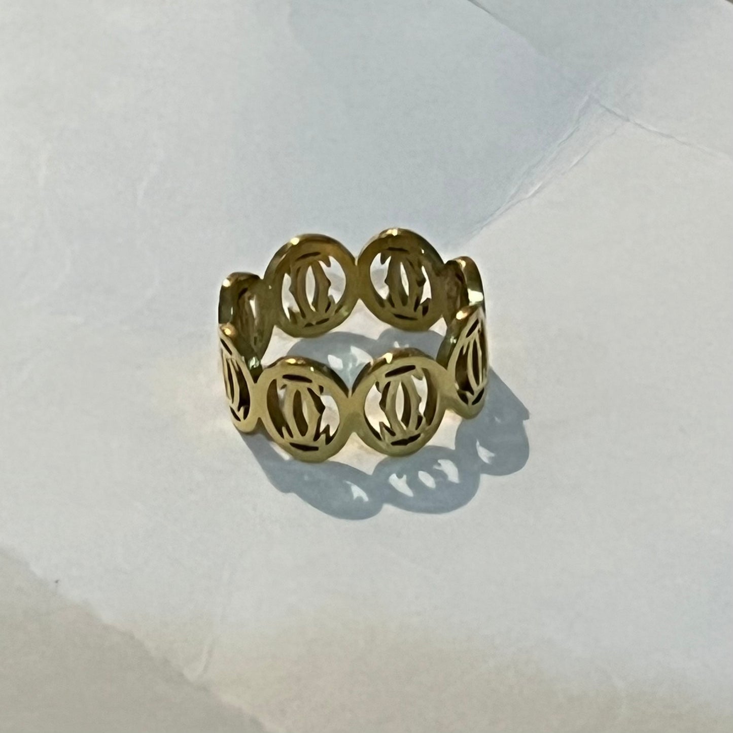 50119 Gold Plated Ring