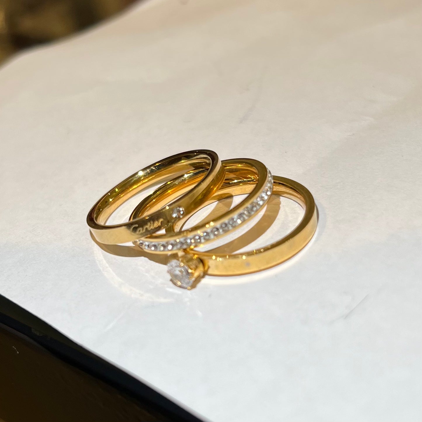 50323 Gold Plated Ring