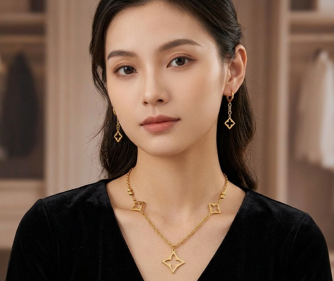 80061 Gold Plated Half Set