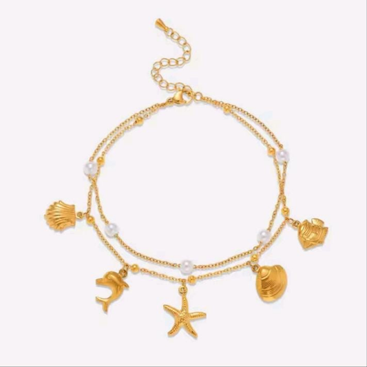 70194 Gold Plated Anklet