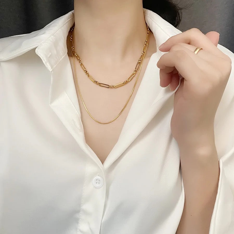 10322 gold plated necklace