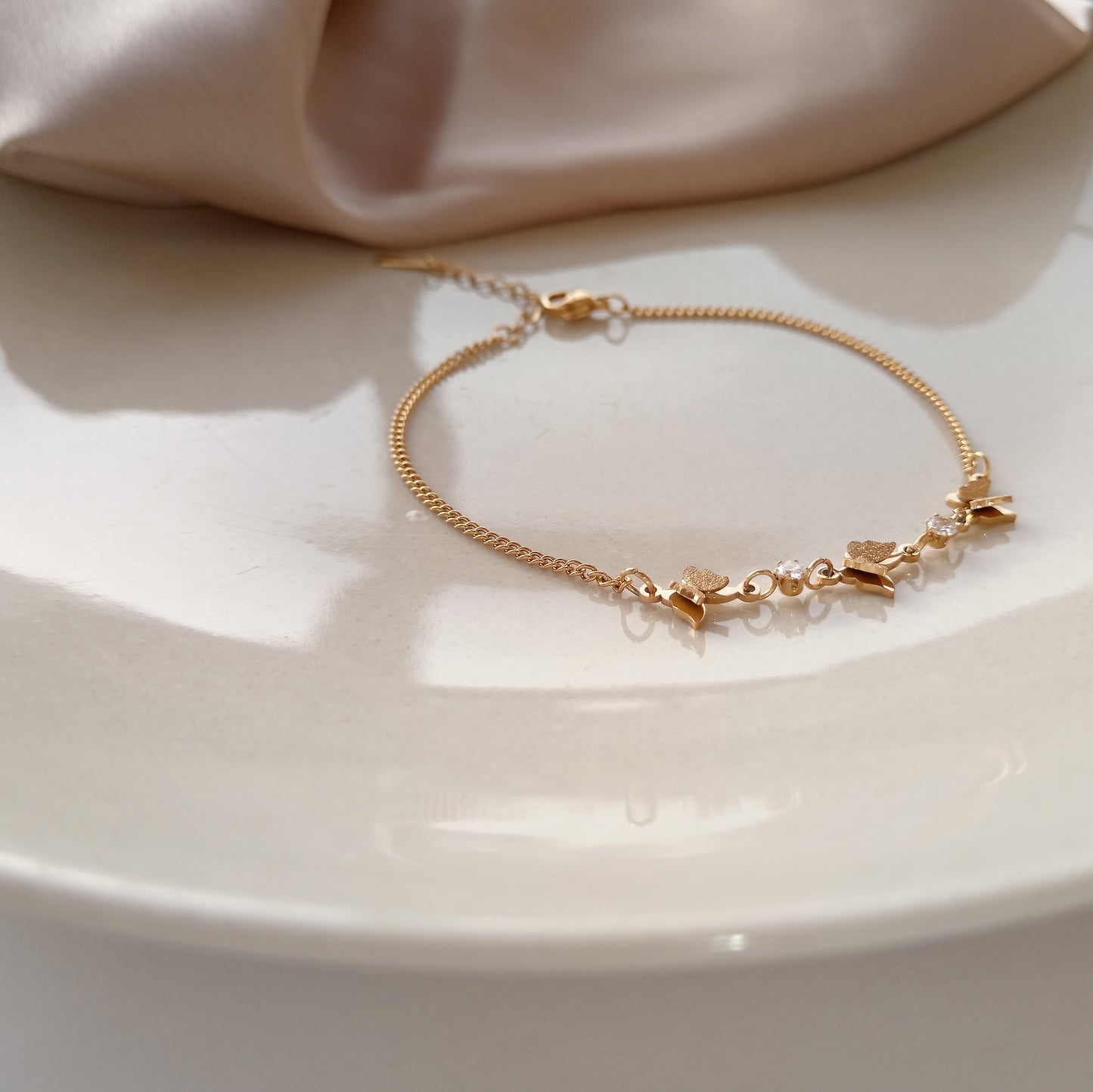 70056 Gold Plated anklet