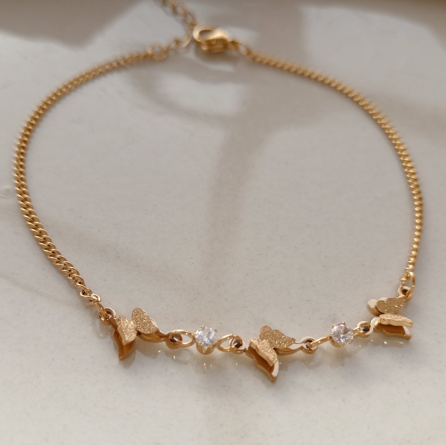 70056 Gold Plated anklet