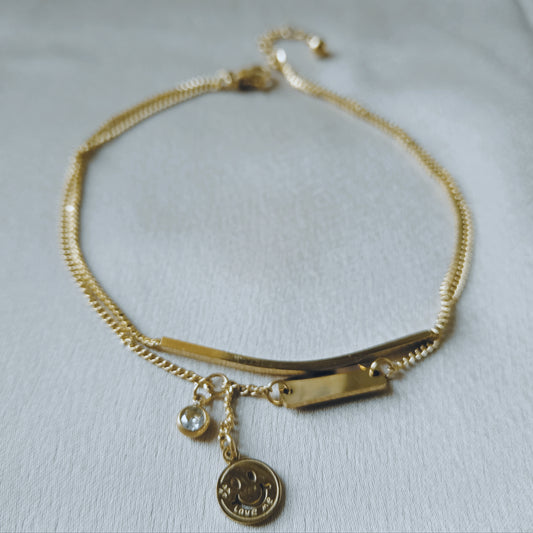 70063 Gold Plated Anklet