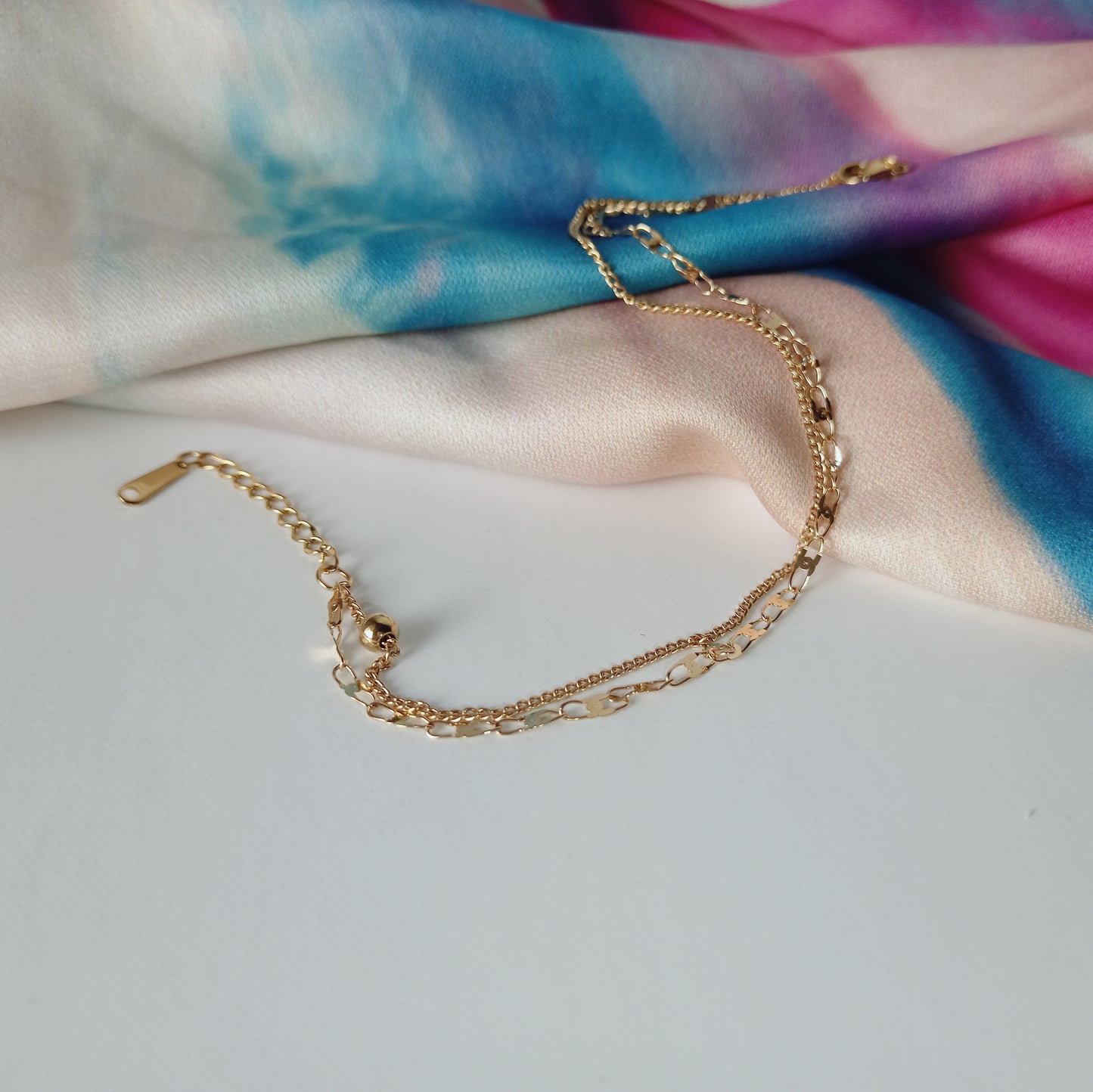 70077 Gold Plated Anklet