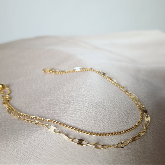 70077 Gold Plated Anklet