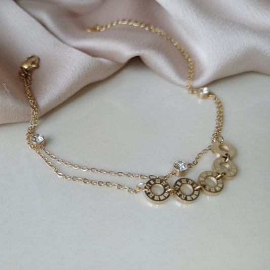 70071 Gold Plated Anklet