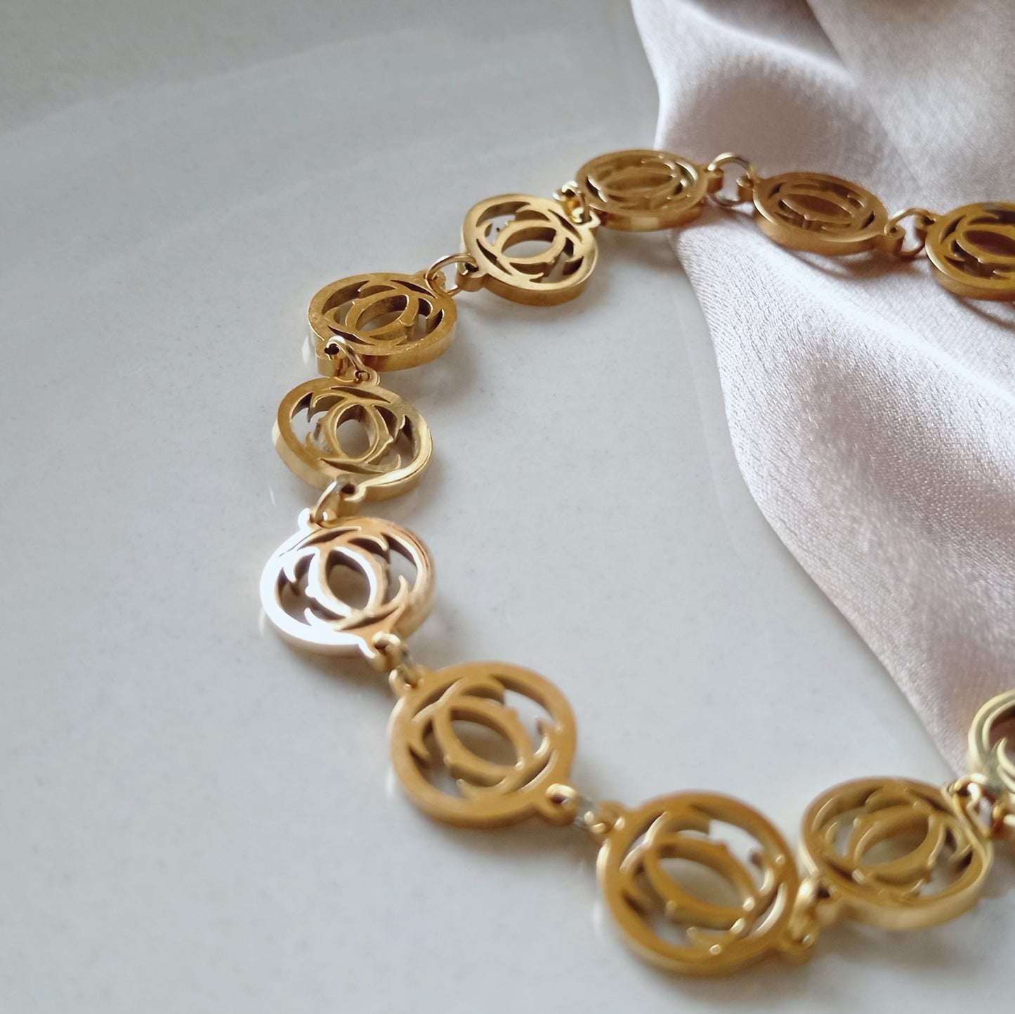 30249Gold Plated Bracelet