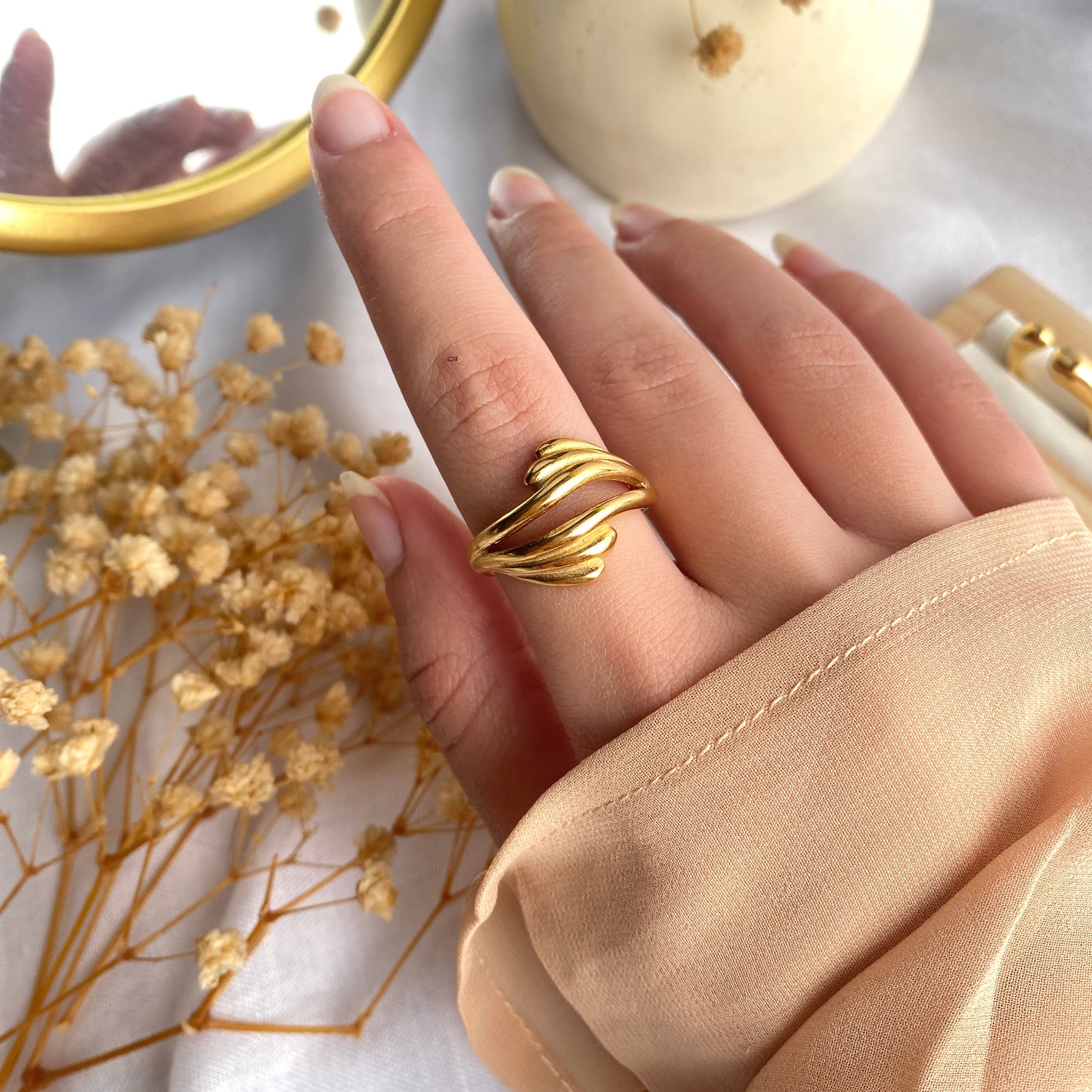 50309 Gold Plated Ring