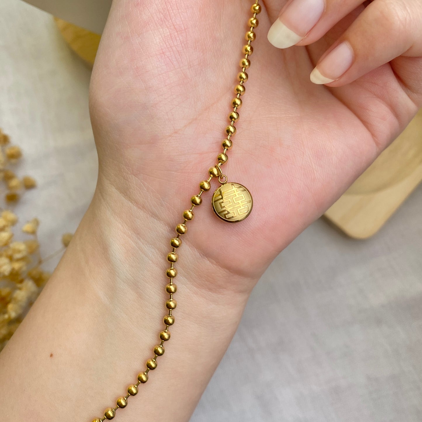 70176 Gold Plated Anklet