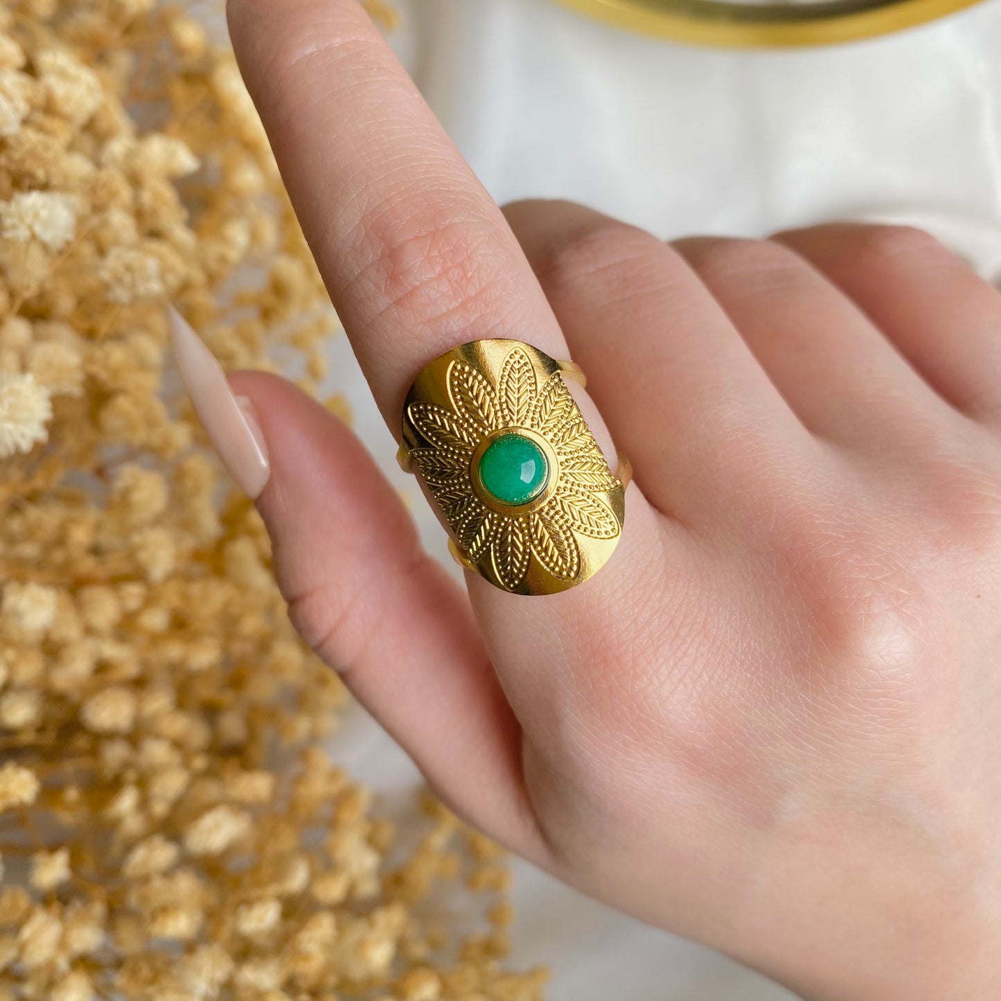 50424 Gold Plated Ring