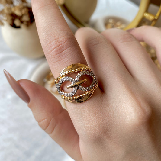 #50004 Copper Gold Plated Ring