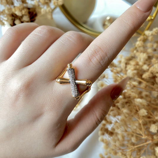 #50006 Copper Gold Plated Ring