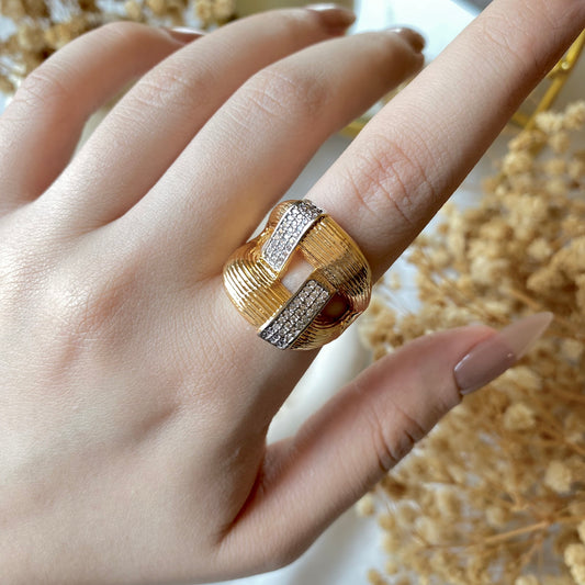 #50005 Copper Gold Plated Ring