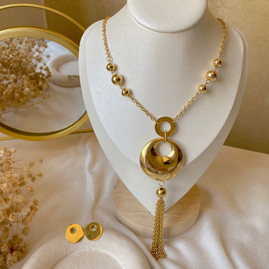 80049 Gold Plated 2 Pieces Set