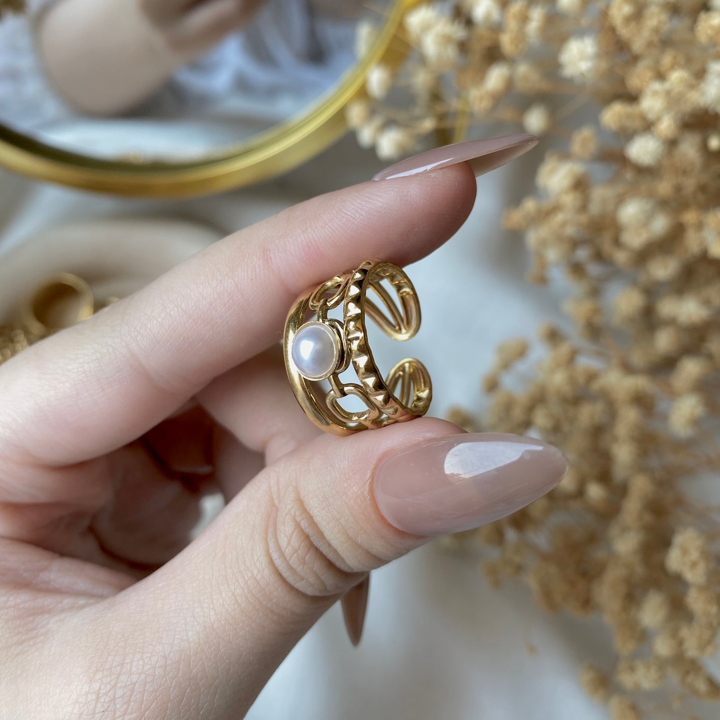 50536 Gold Plated Ring