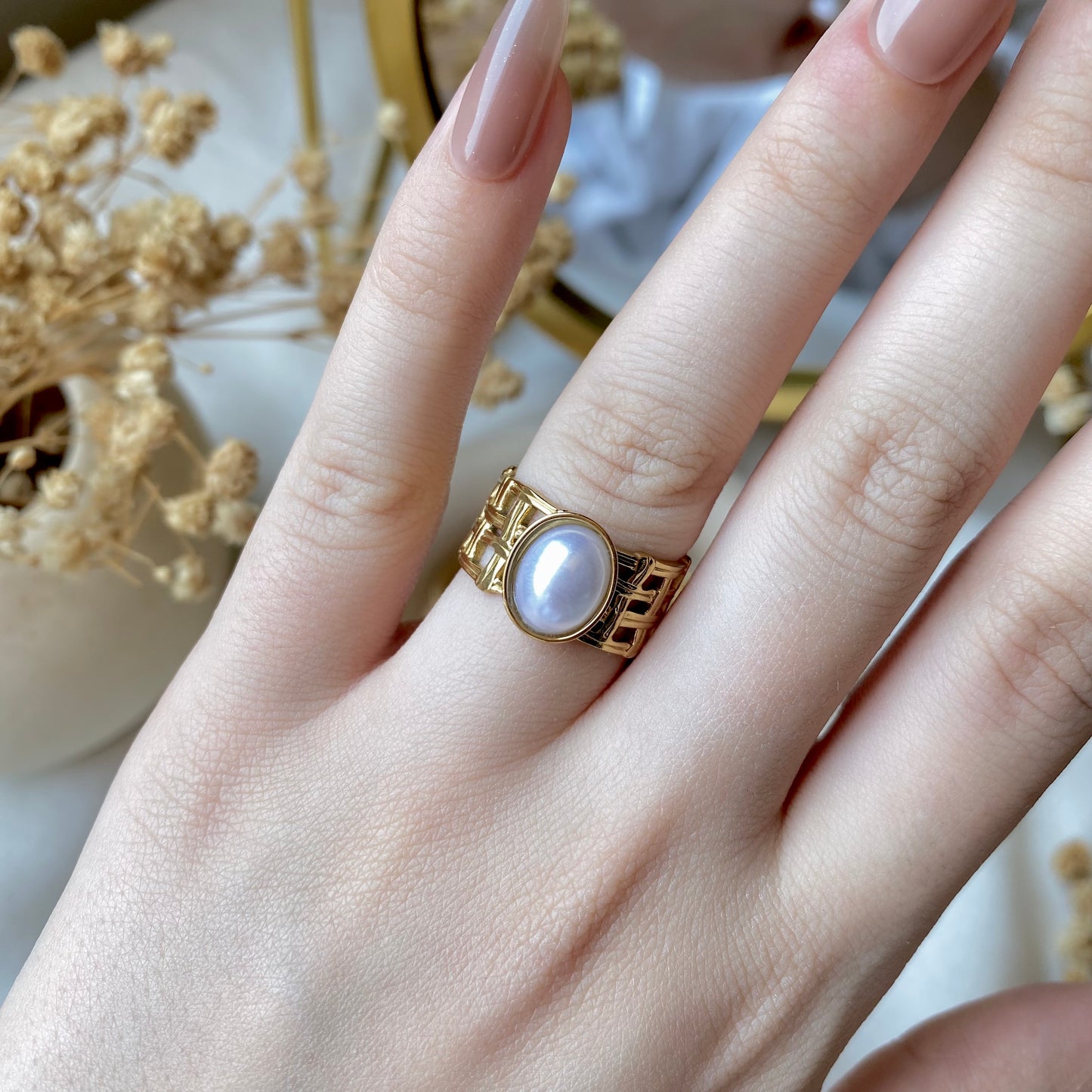 50541 Gold Plated Ring