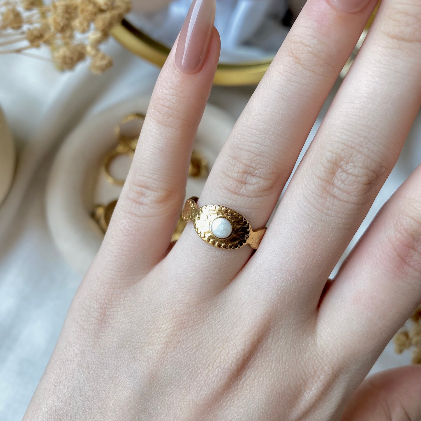 50542 Gold Plated Ring