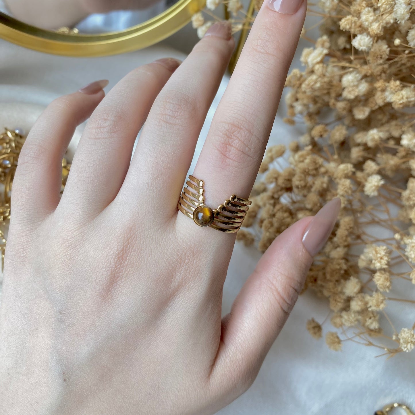 50545 Gold Plated Ring
