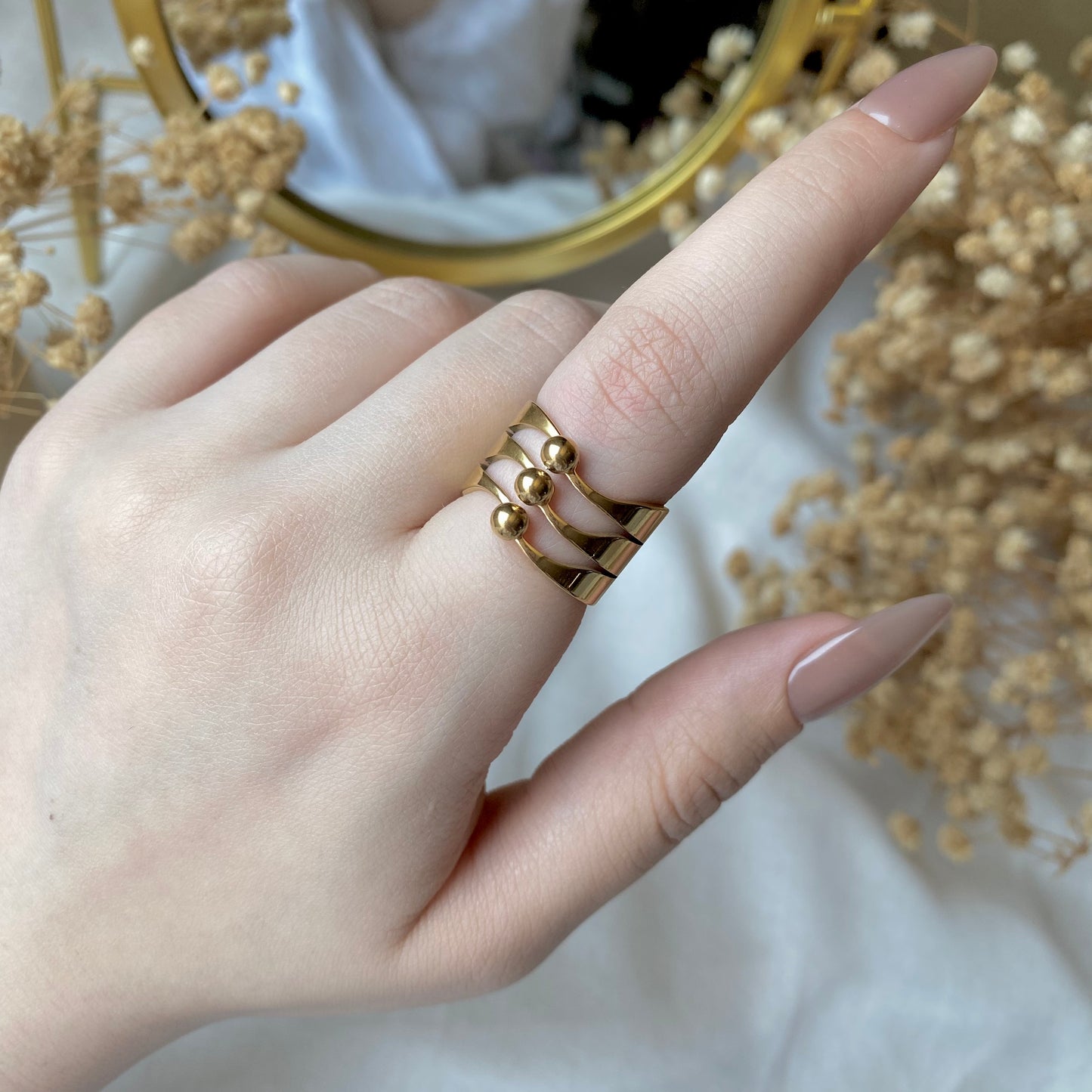 50556 Gold Plated Ring