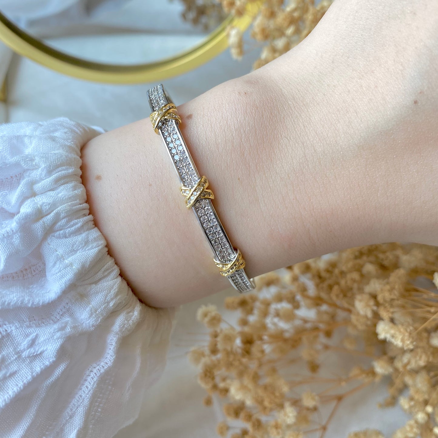#20003 Copper Gold Plated bangle