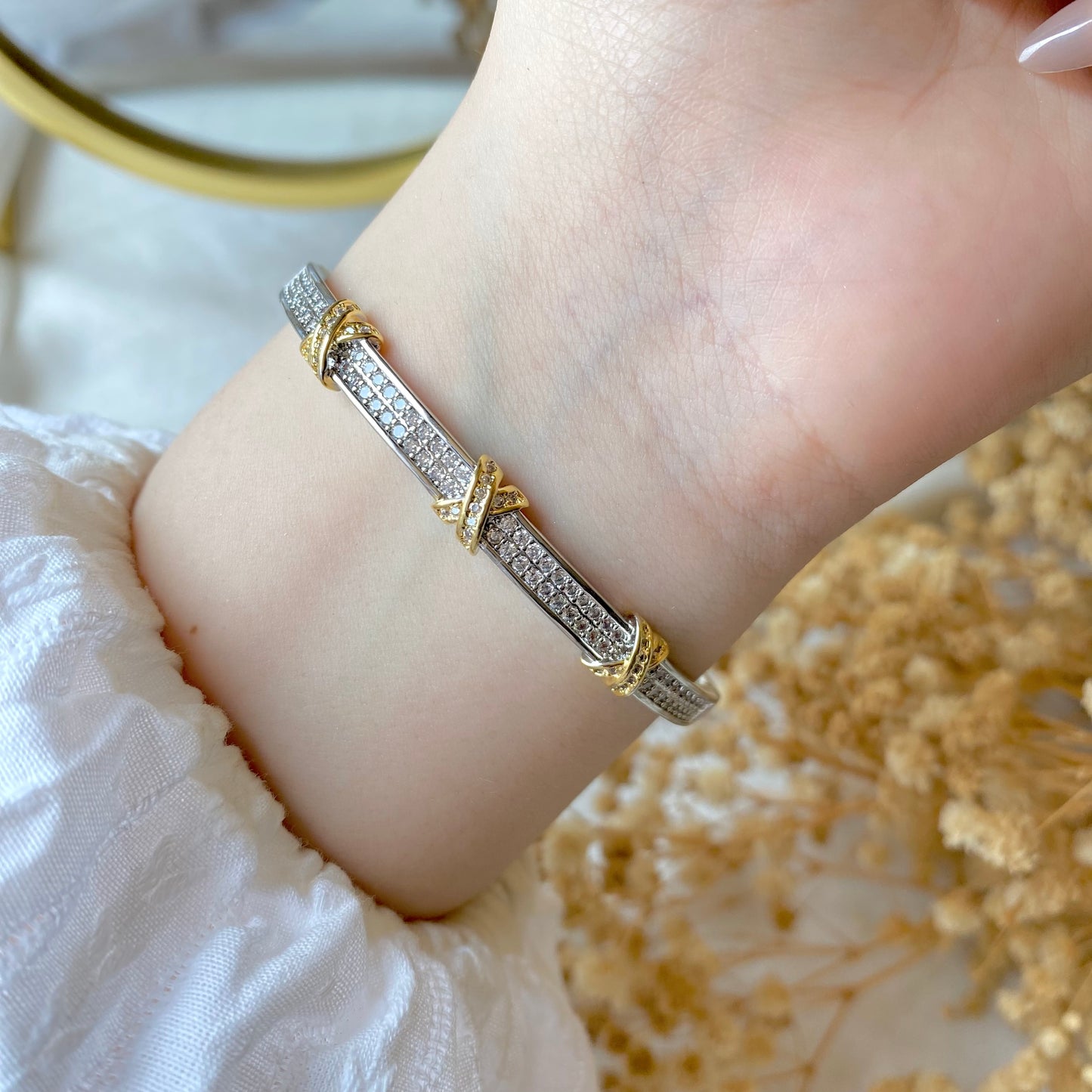 #20003 Copper Gold Plated bangle