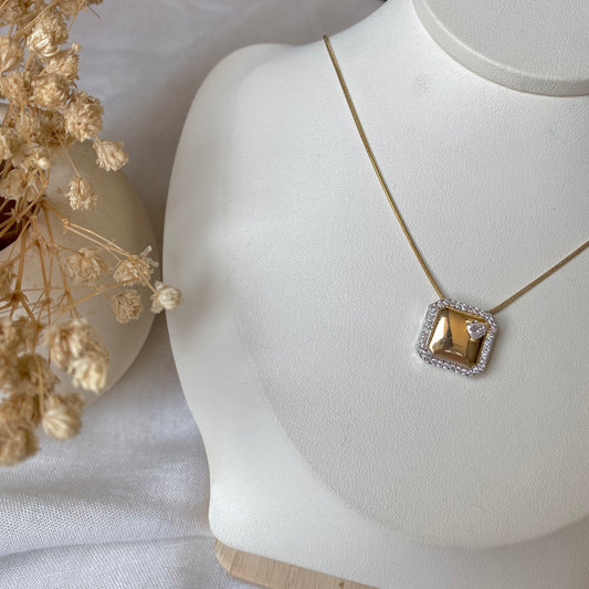 #10019 Copper Gold Plated Necklace
