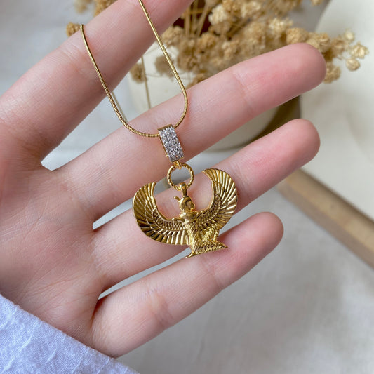 #10024 Copper White Plated Necklace