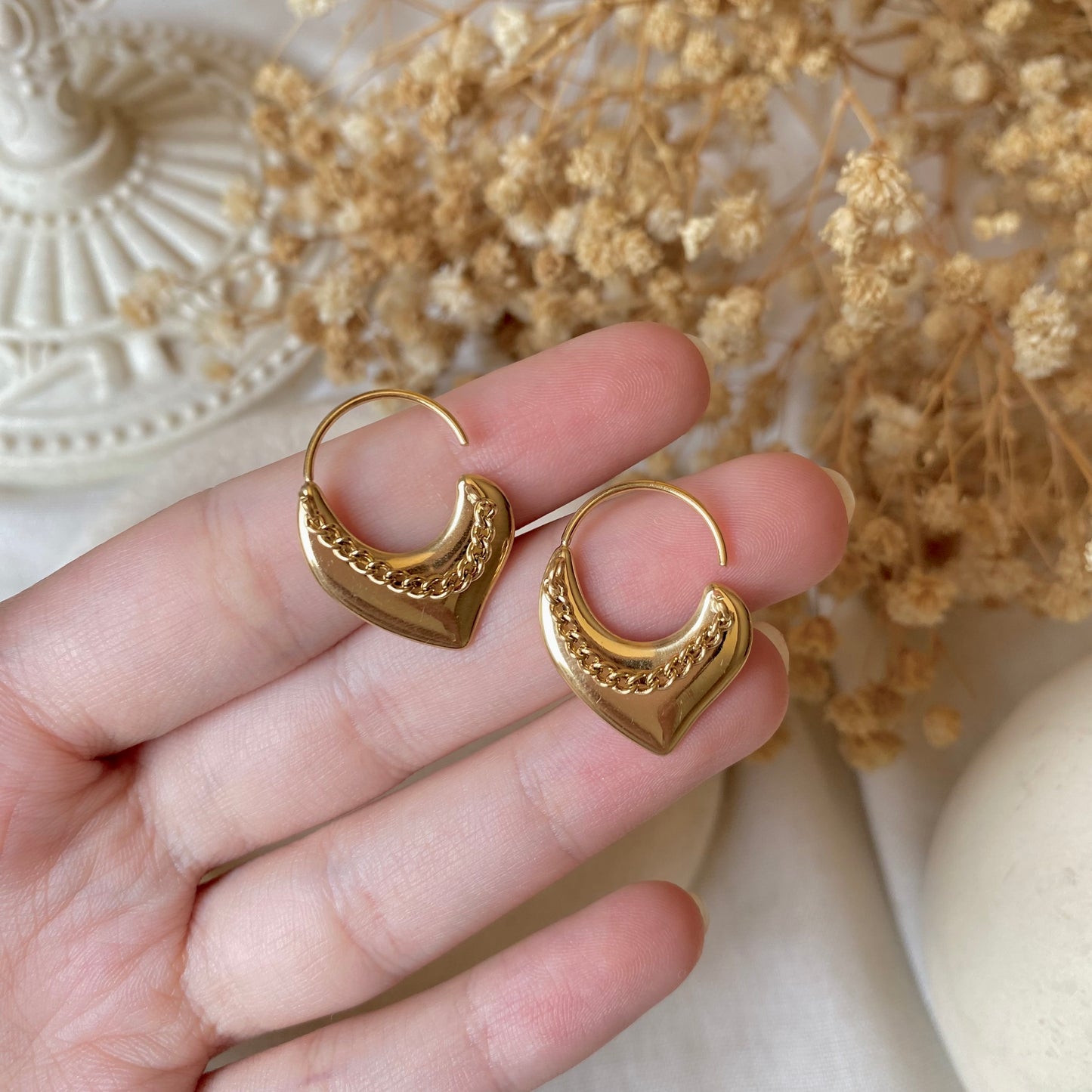 40461 gold plated Earrings
