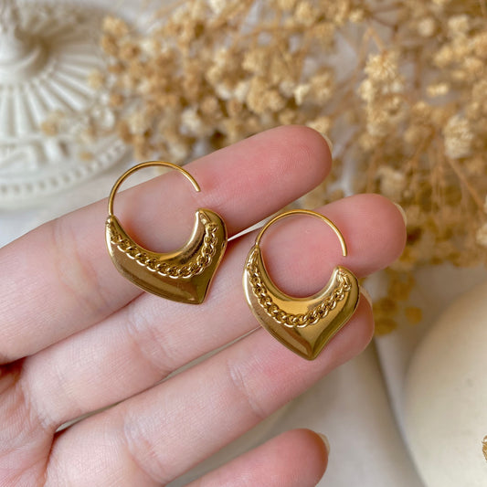 40461 gold plated Earrings