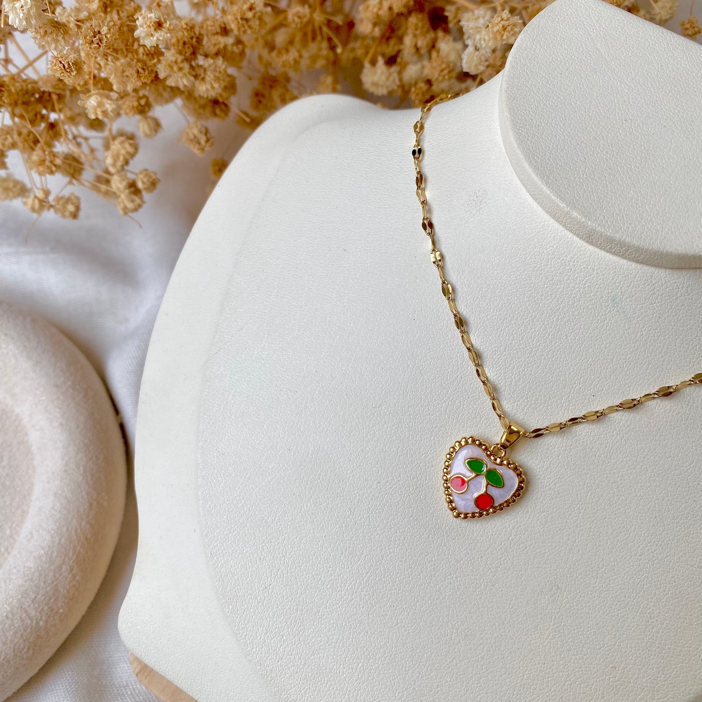 #10045 Copper Gold Plated Necklace (Double Face)