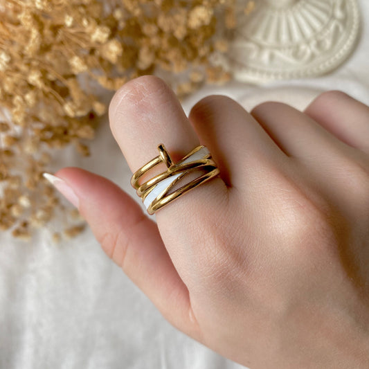 50574 Gold Plated Ring