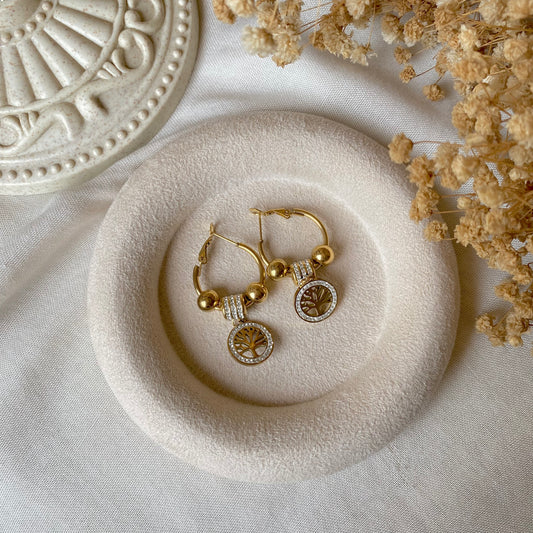 40468 gold plated Earrings