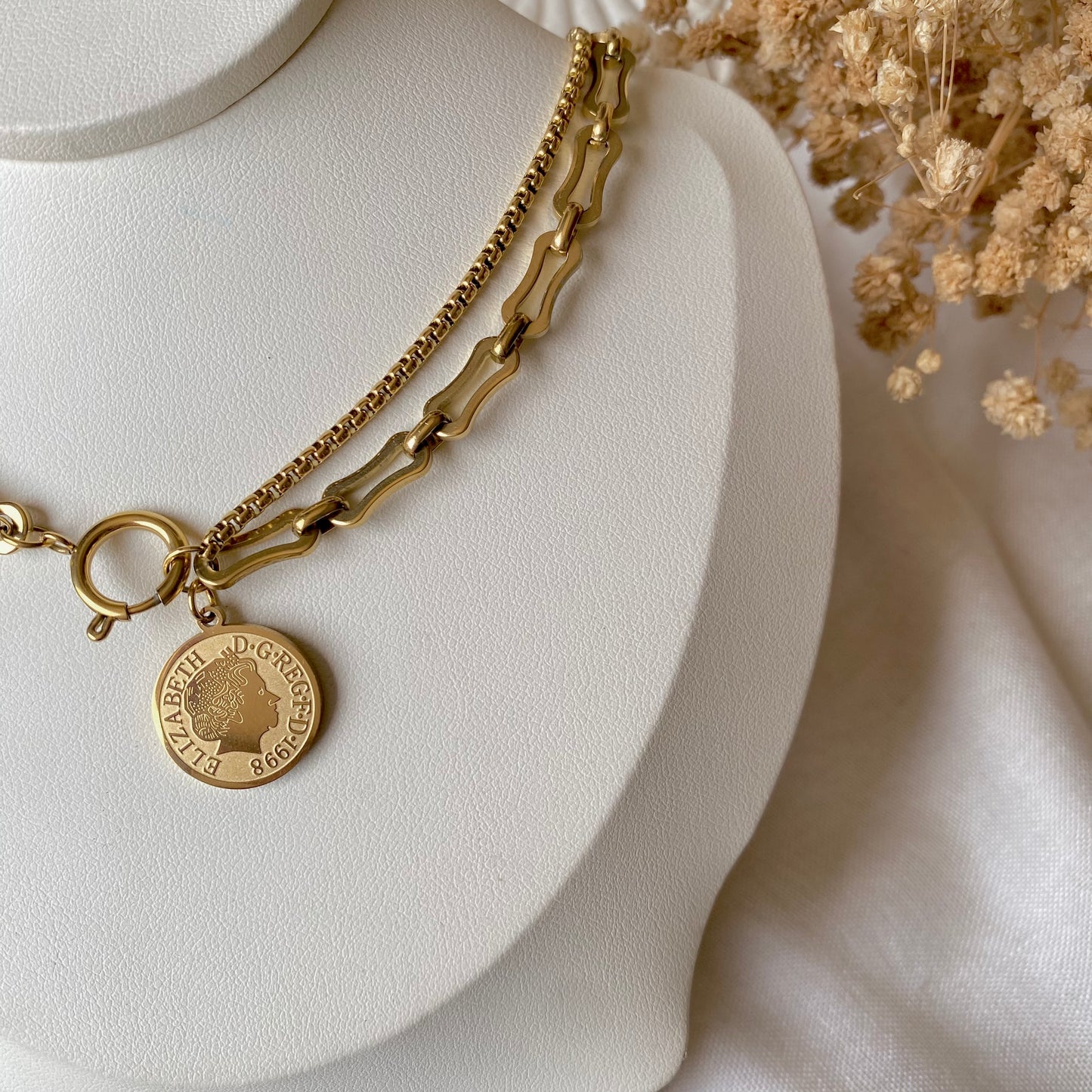 10829 Gold Plated Necklace