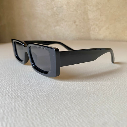 0009-2  Bold Style Rectangular Sunglasses