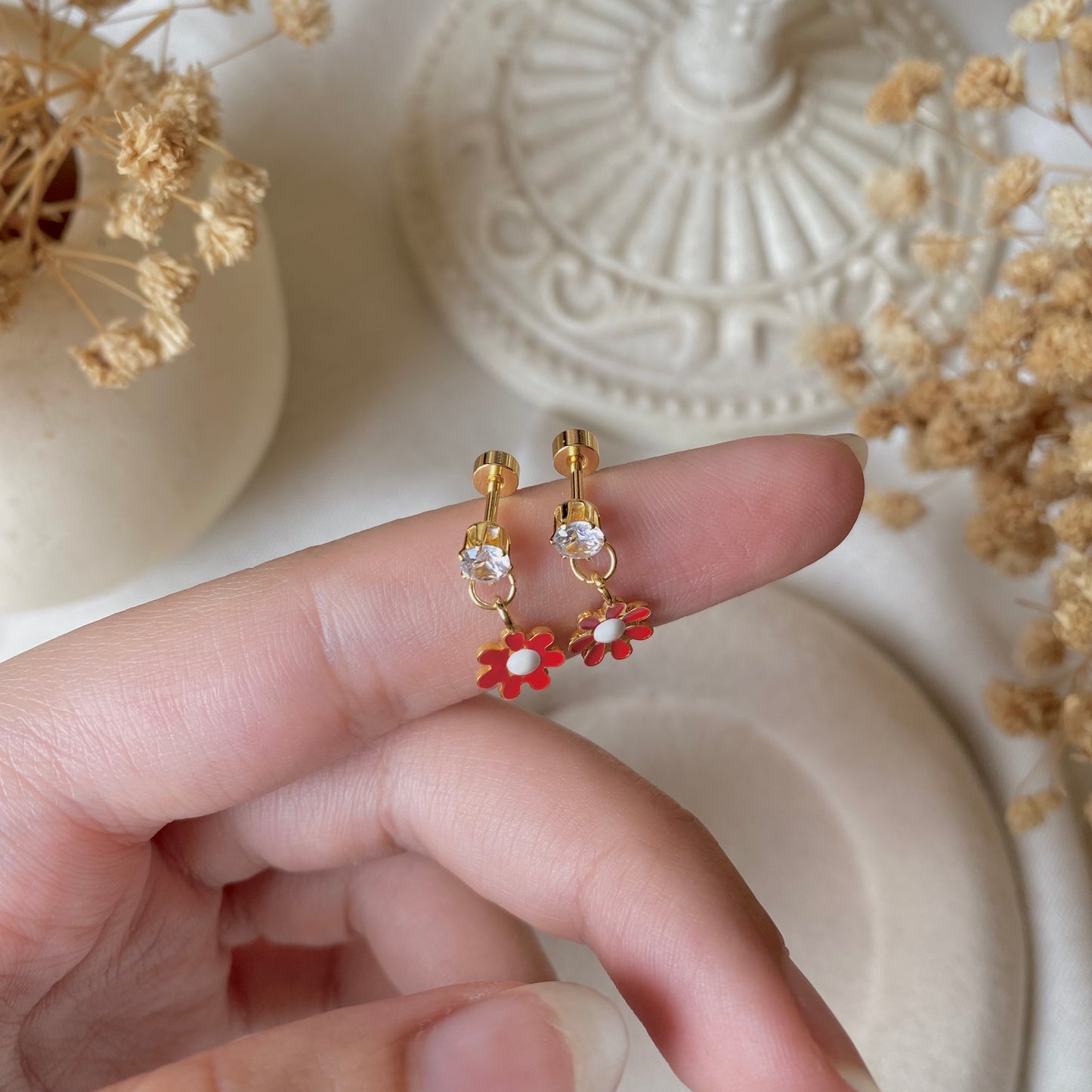 #00111 Copper Gold Plated Piercing