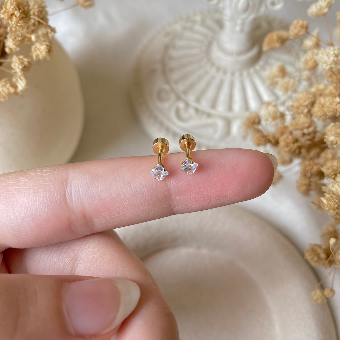 #00114 Copper Gold Plated Piercing