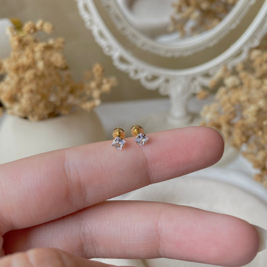 #00114 Copper Gold Plated Piercing