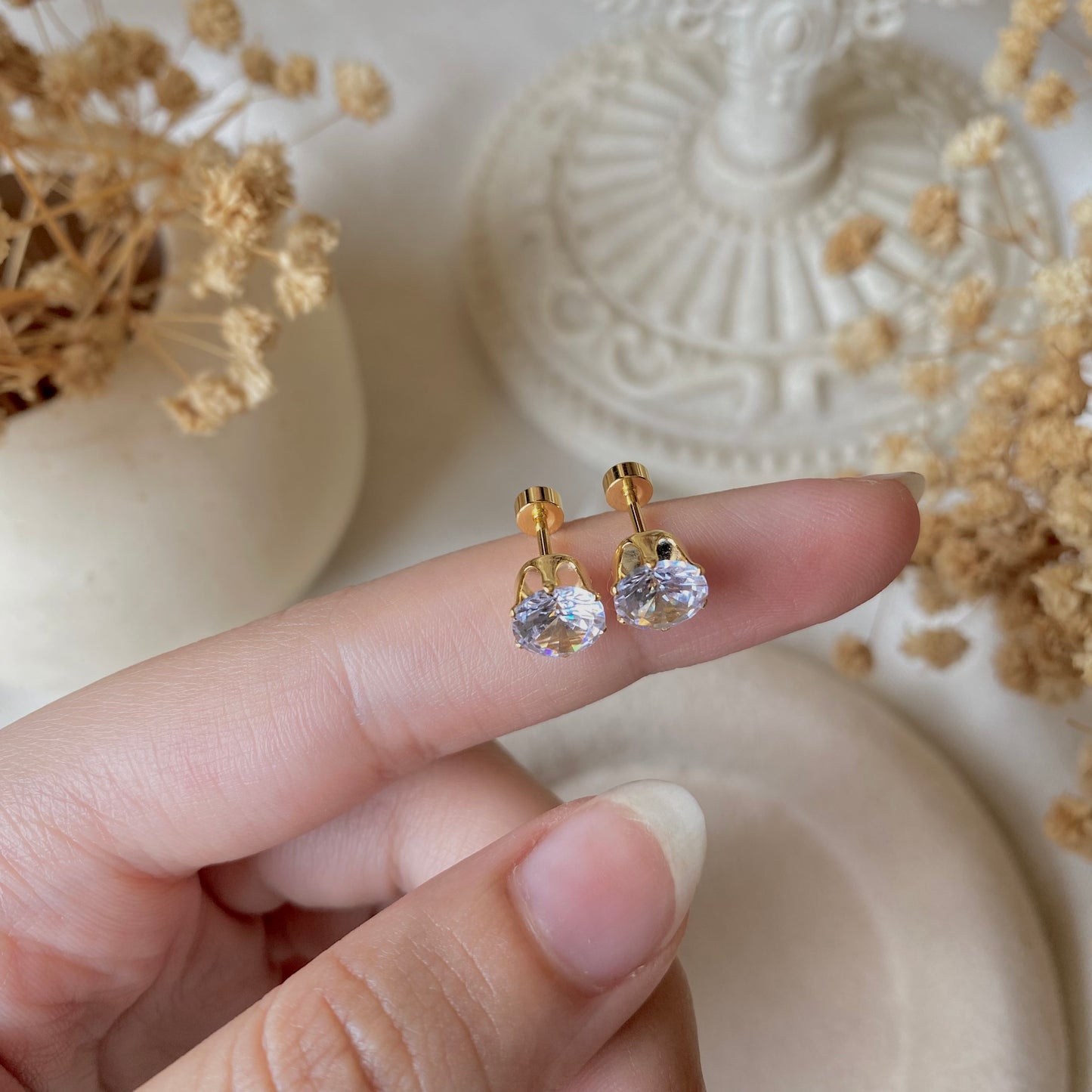 #00121 Copper Gold Plated Piercing