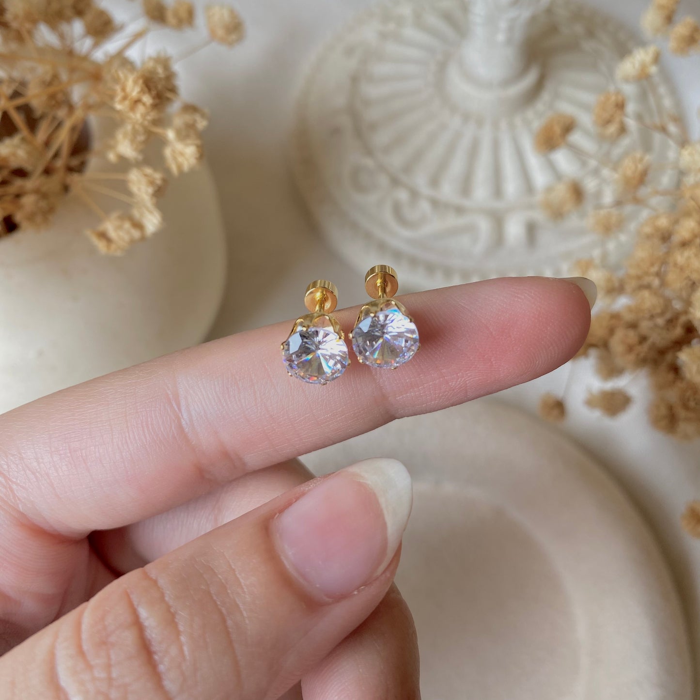 #00121 Copper Gold Plated Piercing