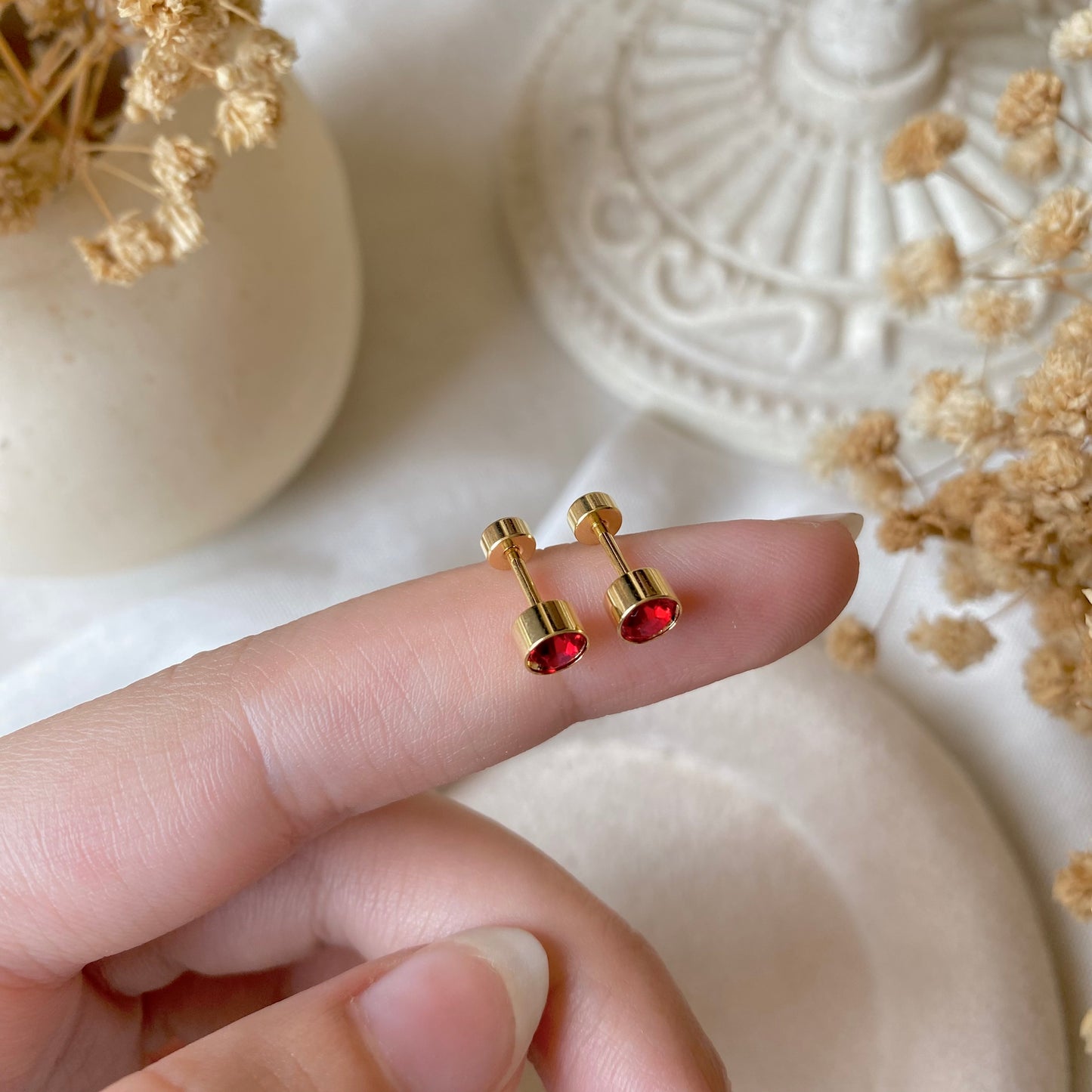 #00124 Copper Gold Plated Piercing