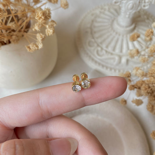 #00125 Copper Gold Plated Piercing
