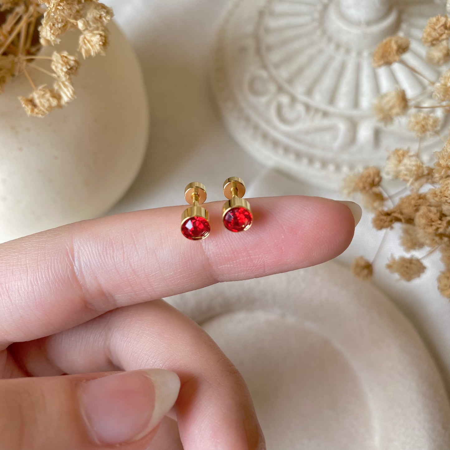 #00124 Copper Gold Plated Piercing