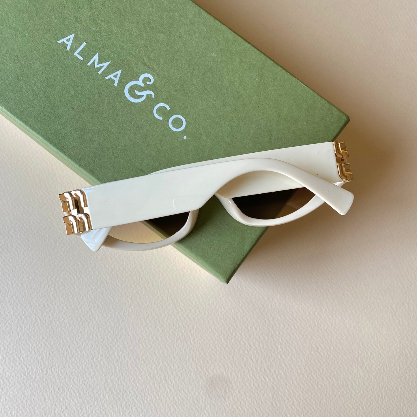 0001-1 Chunky Oval Sunglasses