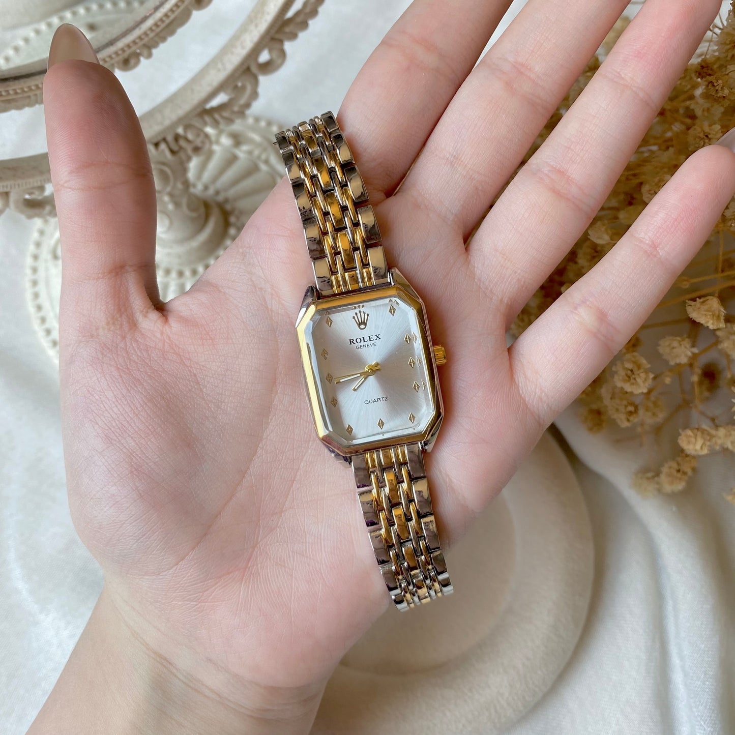 0008-1 Gold Plated stainless steel Watch