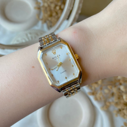 0008-1 Gold Plated stainless steel Watch